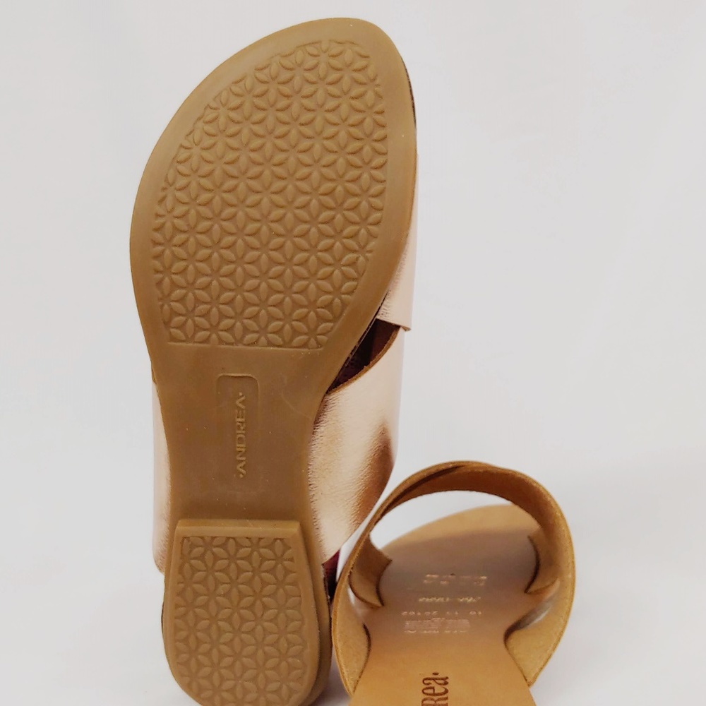 Andrea Rose Gold Sandals - Picture 4 of 5